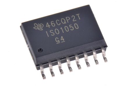 Texas Instruments Transceiver CAN, ISO1050DW, ISO 11898, Silence, SOIC, 16 Broches