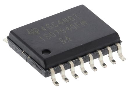 Texas Instruments Digital-Isolator, 4-Kanal 150Mbit/s, 4243 V Eff., SOIC 10 μA 16-Pin