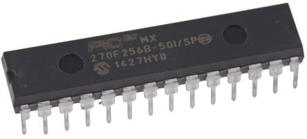 Microchip Mikrocontroller AEC-Q100 PIC32MX PIC 32bit THT 256 KB SPDIP 28-Pin 50MHz 64 KB RAM USB