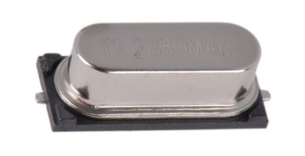 QANTEK 12.288MHz Quarz, Oberflächenmontage, ±20ppm, 18pF, B. 4.8mm, H. 4.4mm, L. 11.4mm, HC-49/U-S SMD, 2-Pin
