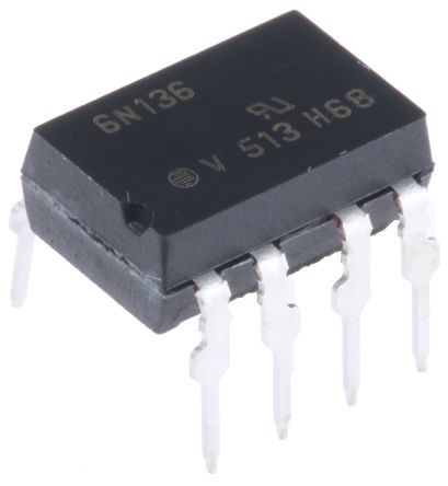 Vishay THT Optokoppler DC-In / Transistor-Out, 8-Pin DIP, Isolation 5300 V Eff