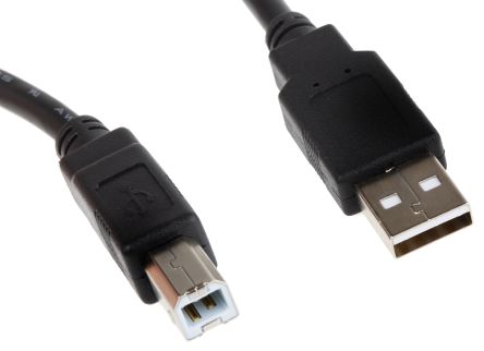 Roline USB-Kabel, USB B / USBA, 1.8m USB 2.0 Schwarz