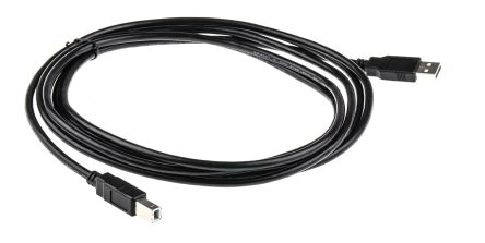 Roline USB-Kabel, USBA / USB B, 3m USB 2.0 Schwarz