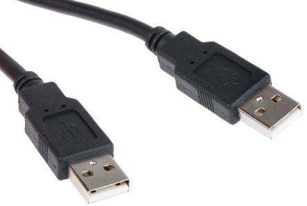 Roline USB-Kabel, USBA / USBA, 1.8m USB 2.0 Schwarz