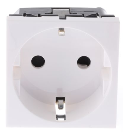 Legrand Toma Eléctrica, Blanco, Plástico, Sin Interruptor Interior, 16A, IP40 230 V