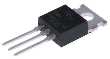 WeEn Semiconductors Co., Ltd PHE13005,127 THT, NPN Transistor 400 V / 4 A 60 Hz, TO-220AB 3-Pin
