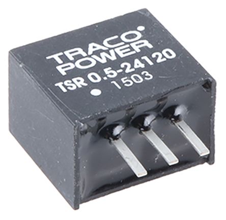 TRACOPOWER 开关稳压器, TSR 0.5 系列, 12V 直流输出, 15 → 32V 直流输入