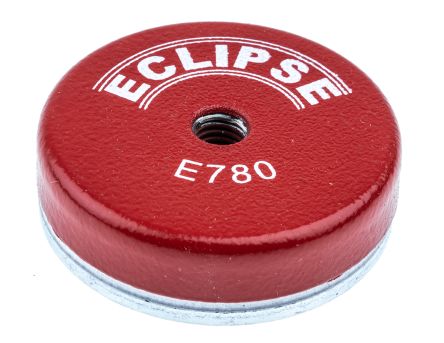 Eclipse Topf Magnet, Gewindebohrung M8, Ø 50mm X 10mm M8, Zugkraft 15kg Ferrit