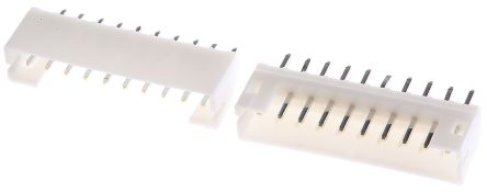 JST PH Leiterplatten-Stiftleiste Gerade, 10-polig / 1-reihig, Raster 2.0mm, Kabel-Platine, Lötanschluss-Anschluss,