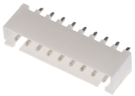 JST XH Leiterplatten-Stiftleiste Gerade, 9-polig / 1-reihig, Raster 2.5mm, Kabel-Platine, Lötanschluss-Anschluss, 3.0A,