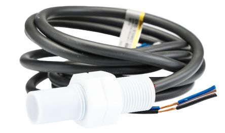 Omron Capacitive Threaded Barrel Proximity Sensor, M18, 10 mm Detection, NPN NO, 10 → 30 V dc