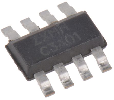 DiodesZetex Quad N/P-Channel-Channel MOSFET, 1.8 A, 3.1 A, 30 V, 8-Pin SM Diodes Inc ZXMHC3A01T8TA