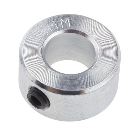 RS PRO 轴环, 10mm轴直径, 一件, 紧定螺钉, 镀锌, 钢, 20mm外径, 10mm宽度
