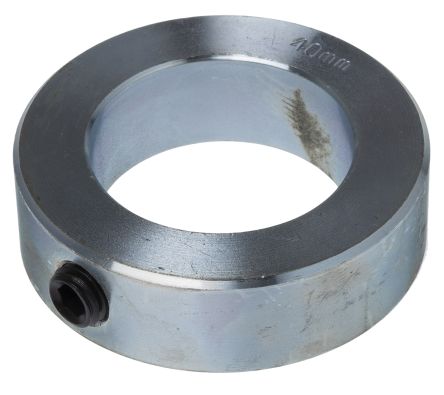 RS PRO 轴环, 40mm轴直径, 一件, 紧定螺钉, 镀锌, 钢, 63mm外径, 18mm宽度