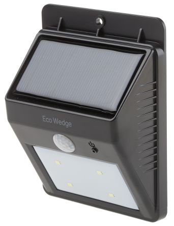 Solar Centre Eco Wedge, Solar Powered Welcome Light, 4 LED, IP64 Motion Sensor
