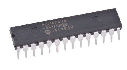 Microchip Microcontrôleur, 8bit, 368 B RAM, 8 K X 14 Mots, 20MHz,, DIP 28, Série PIC16F