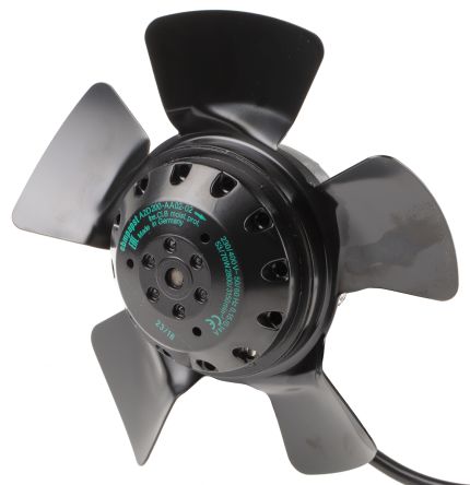 Ebm-papst Ventilateur Axial A 230 V C.a., 400 V C.a., 940m³/h, 195 X 73mm, 70W, Dia. 195mm