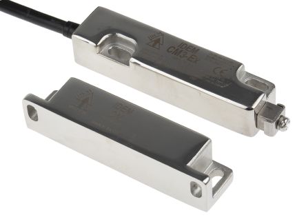 IDEM CM3-Ex 5m Kabel Berührungsloser Sicherheitsschalter Aus Edelstahl 316 250V Ac/dc, 2 Öffner / Schließer, Magnet