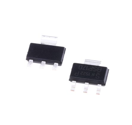 Infineon MOSFET Canal P, SOT-223 1,9 A 60 V, 3 Broches