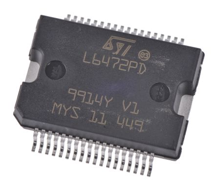 STMicroelectronics Motor Driver IC L6472PD, 3A, 512kHz, PowerSO, 36-Pin, Schrittmotor, Bipolar