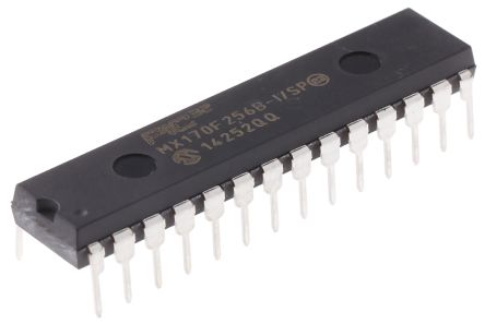 Microchip Mikrocontroller AEC-Q100 PIC32MX PIC 32bit THT 256 + 3 KB SPDIP 28-Pin 50MHz 64 KB RAM