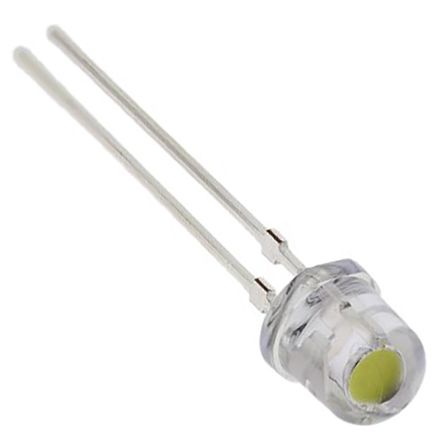 Nichia LED Blanc, Traversant, 5 Mm (T-1 3/4), 3,7 V