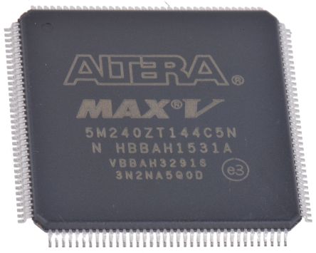 Altera CPLD MAX V 192 Makrozellen 114 I/O Flash ISP, 17.7ns TQFP 144-Pin