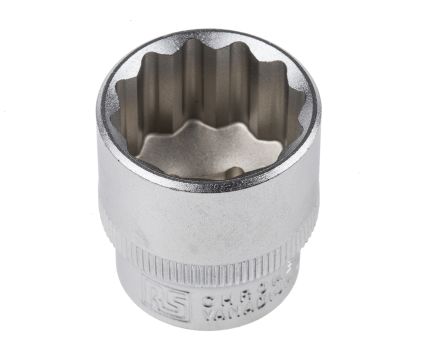 RS PRO 3/8 In Drive 21mm Standard Socket, 12 Point