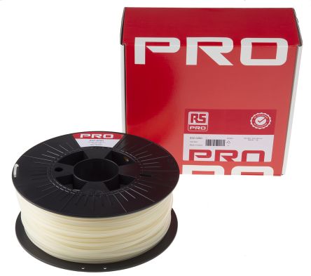 RS PRO PLA 3D-Drucker Filament Zur Verwendung Mit Gängige Desktop-3D-Drucker, Natur, 2.85mm, FDM, 1kg