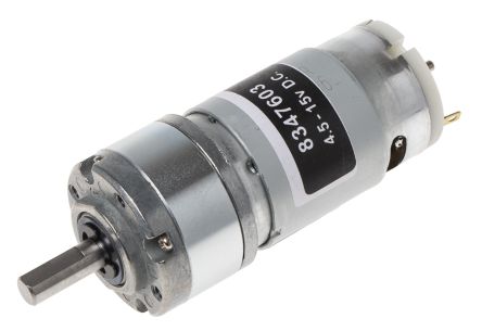 RS PRO Bürsten-Getriebemotor Bis 10 Ncm, 12 V Dc / 7 W, Wellen-Ø 6mm, 32 (Dia.)mm X 66.5mm