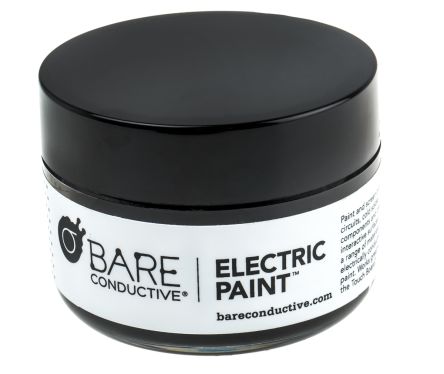 Bare Conductive Electric Paint Electric Paint, Noir, Bocal 50 Ml
