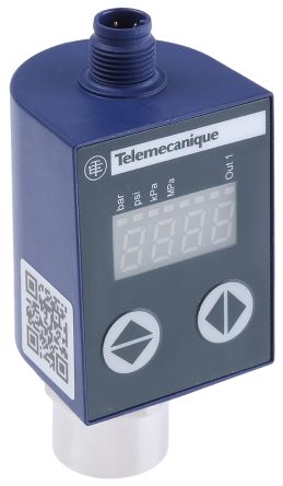 Telemecanique Sensors Telemecanique G1/4 Differenz Druckschalter 0bar Bis 10bar, 1 X NPN, Analog 4 → 20 MA, Für Luft, Süßwasser,