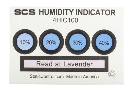 SCS Etiquette ESD, Humidity Indicator