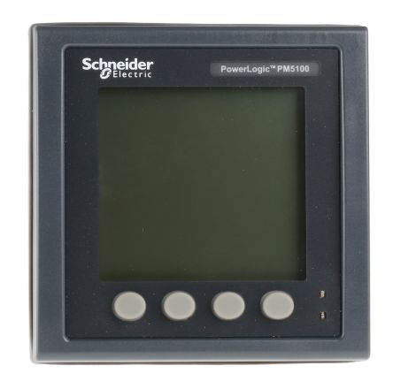 Schneider Electric 施耐德能量计, LCD, 数字仪表, PM5000系列, 切面尺寸92 x 92 mm