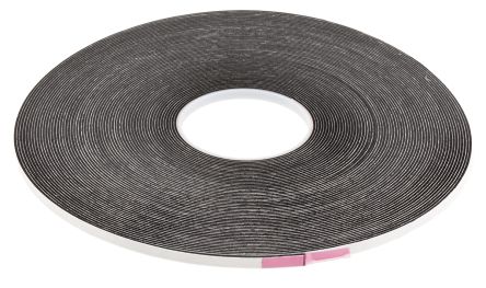 3M 4516 Black Single Sided Foam Tape, 6.m X 3, 1.6mm Thick