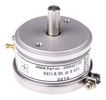 RS PRO Servo Montage Dreh Potentiometer 1kΩ ±10% / 3W, Schaft-Ø 6 Mm