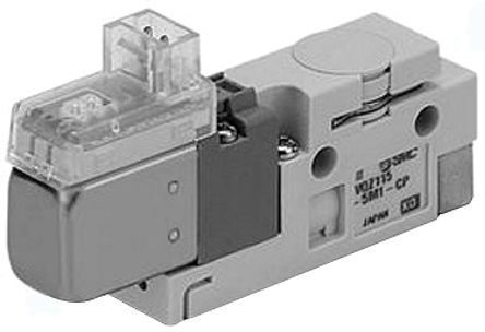 SMC VQZ100, Rc1/8 3/2-Wege Steuer- Magnetventil 24 V Dc, Öffner