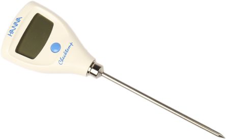 Hanna Instruments Digital Thermometer, HI 98501, Taschenformat, Bis +150°C ±0,3 (–20 +90 °C) °C, ±0,5 (Out-Seite) °C