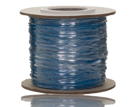 RS PRO Einzeladerleitung 0,34 Mm², 22 AWG 250m Blau PVC Isoliert Ø 1.45mm 7/0,25 Mm Litzen