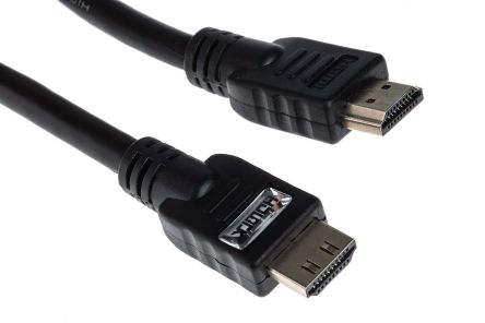 RS PRO HDMI-Kabel A HDMI Stecker B HDMI Stecker, 5m, Schwarz
