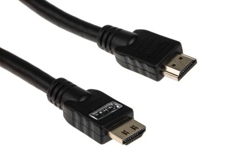 RS PRO HDMI-Kabel A HDMI Stecker B HDMI Stecker, 10m, Schwarz