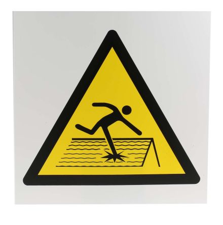 RS PRO Area Hazard Hazard Warning Sign