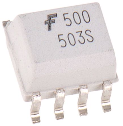 Onsemi SMD Optokoppler DC-In / Transistor-Out, 8-Pin SOIC, Isolation 2.500 V Ac