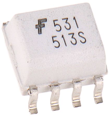 Onsemi Optoacoplador De 2 Canales, Vf= 1.8V, Viso= 2,5 KVrms, IN. DC, OUT. Transistor, Mont. Superficial, Encapsulado
