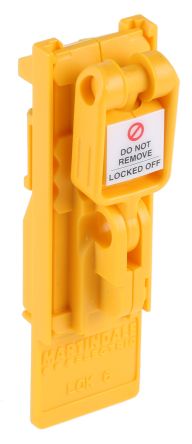 Martindale 1-Lock ABS, Polycarbonate Fuse Lock-off Device, MCB