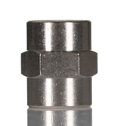 SMC Male Pneumatic Quick Connect Coupling, G 1/4 Female Threaded