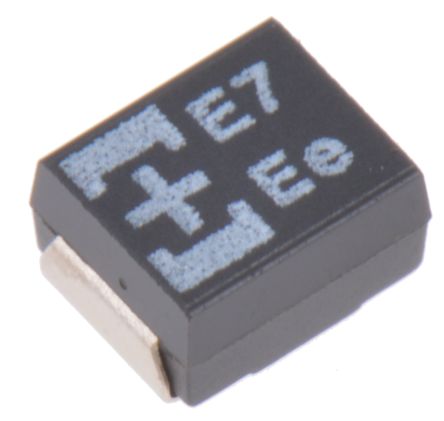 Panasonic 15μF Surface Mount Polymer Capacitor, 25V Dc