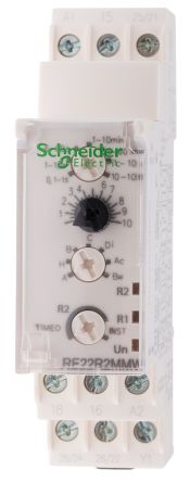 Schneider Electric Harmony Time Zeitrelais, DIN-Schienen, 0.1 S → 100h, 12 → 240V Ac/dc, 4 Kont.