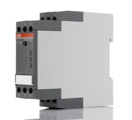 ABB CM-MSS Überwachungsrelais 220 → 240V Ac 1-phasig, 2-poliger Wechsler DIN-Schienen