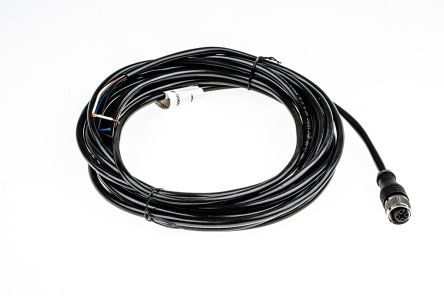 RS PRO Câble D'actionneur 4 Conducteurs, M12 Femelle Pré-câblé, 5m